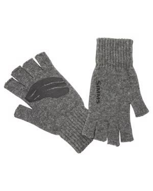 Simms Wool ½ Finger Glove Steel